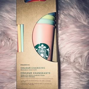 Starbucks Reusable Color Changing Cold Cups (5pk)